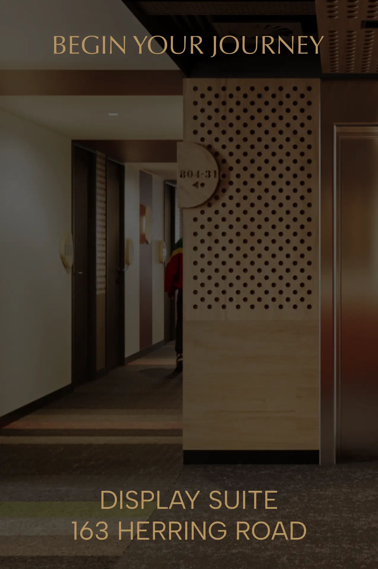 Luxury building entrance