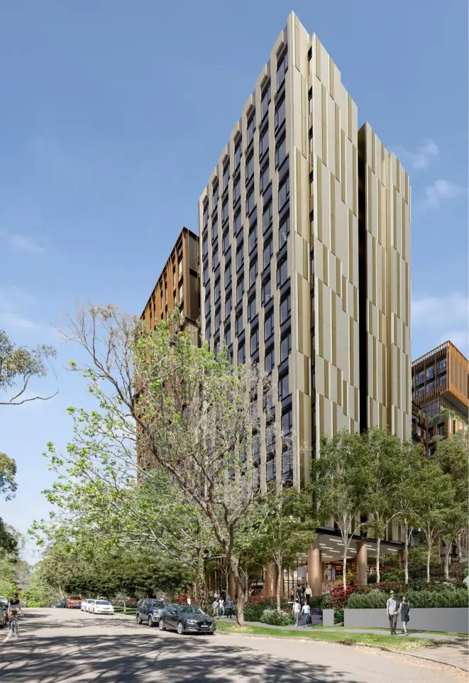 Modern luxury building exterior